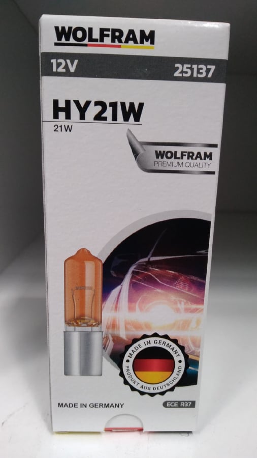 AMPUL 12V HY21  21W BAW9s CIVALI MERCEKLI AMBER SARI