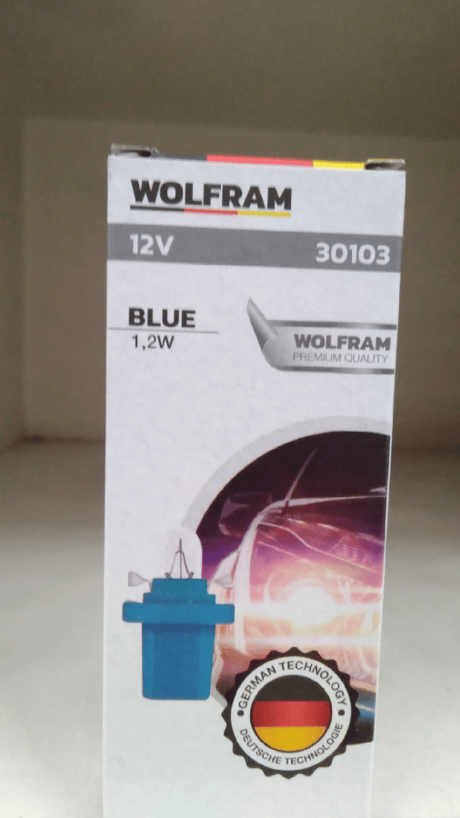 AMPUL 12V MFX 12W BX85D DUYLU AMPUL MAVI