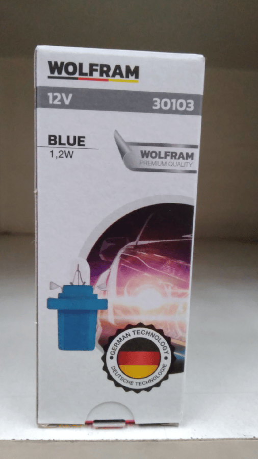 AMPUL 12V MFX 12W BX85D DUYLU AMPUL MAVI