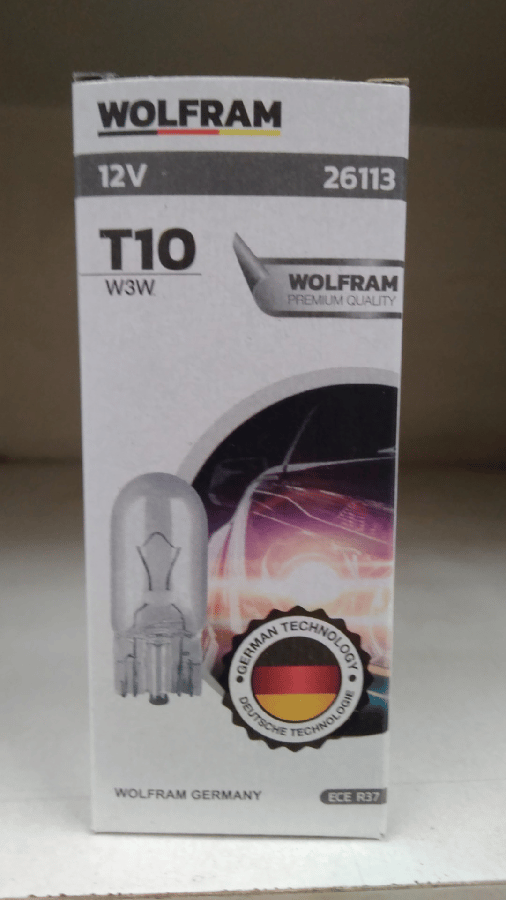 AMPUL 12V T10 3W W21x95d T10 ORTA DIPSIZ