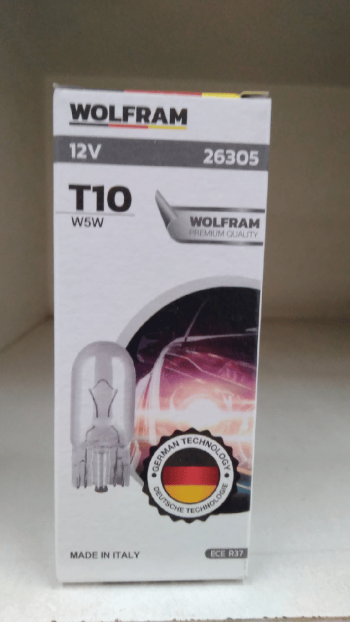 AMPUL 12V T10 5W W21x95d T10 ORTA DIPSIZ