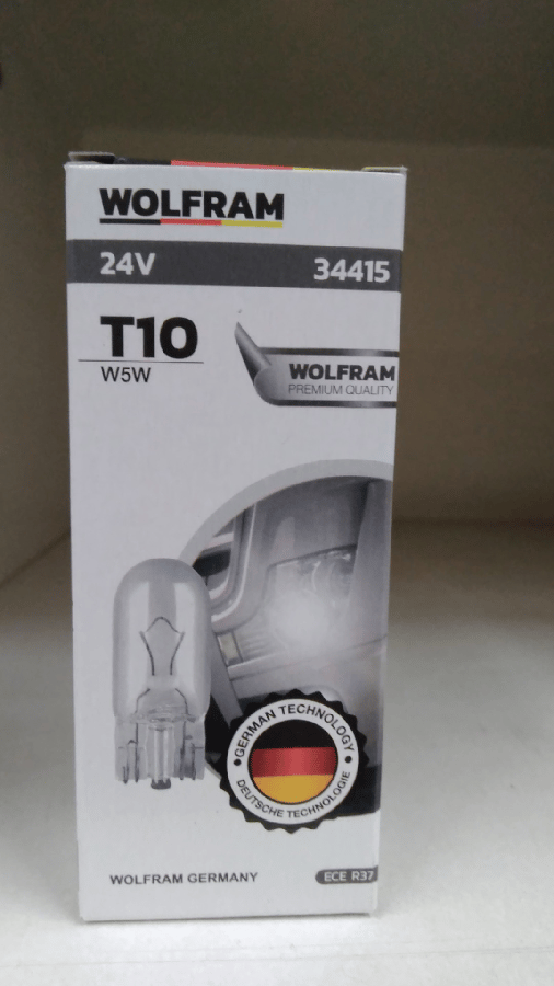 AMPUL 24V T10 5W W21x95d T10 ORTA DIPSIZ