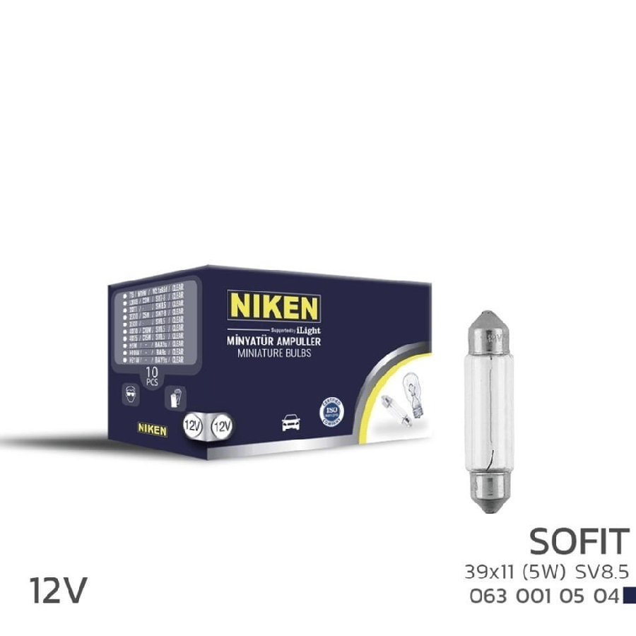 AMPUL SOFIT AMPUL 5W 39X11 (12V) 10LU