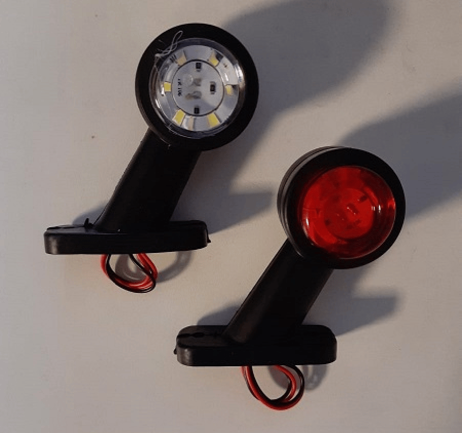 BOYNUZ LAMBA ULTRA MINI 12 LEDLI DUZ TIP KIRMIZIBEYAZ 12V24V