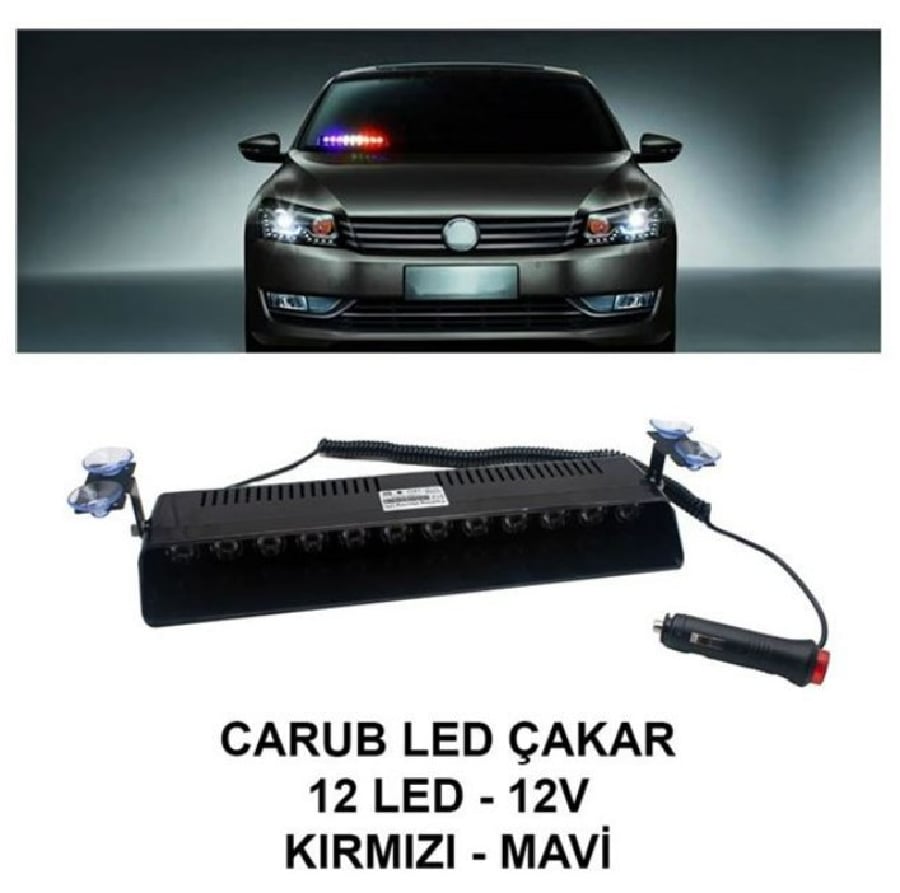 CAKAR LAMBA ARAC ICI CAM VANTUZLU KIRMIZIMAVI