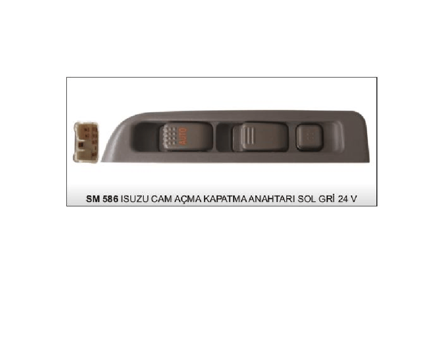 Cam Anahtari Isuzu Npr Sol Ciftli 24V Gri AN1934G