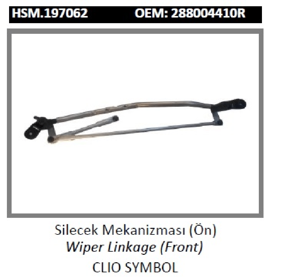 CAM SILECEK MEKANIZMASI > CLIO SYMBOL  288004410R
