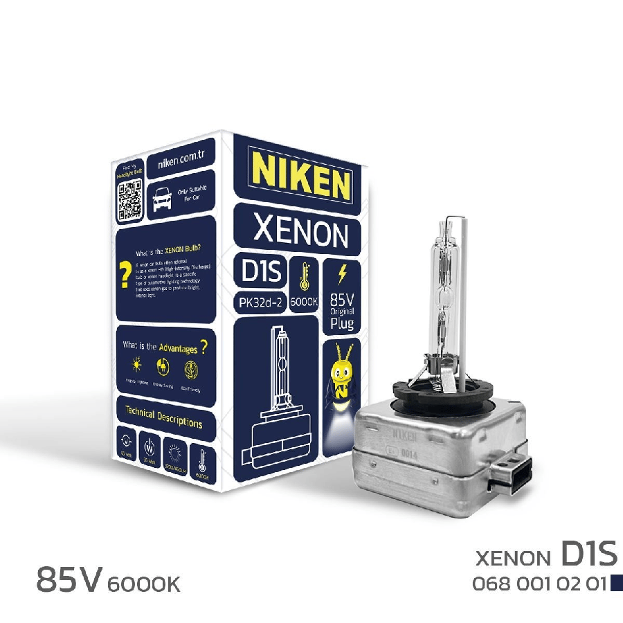 D1S XENON FAR AMPULU 85V 35W PK32d2 6000K