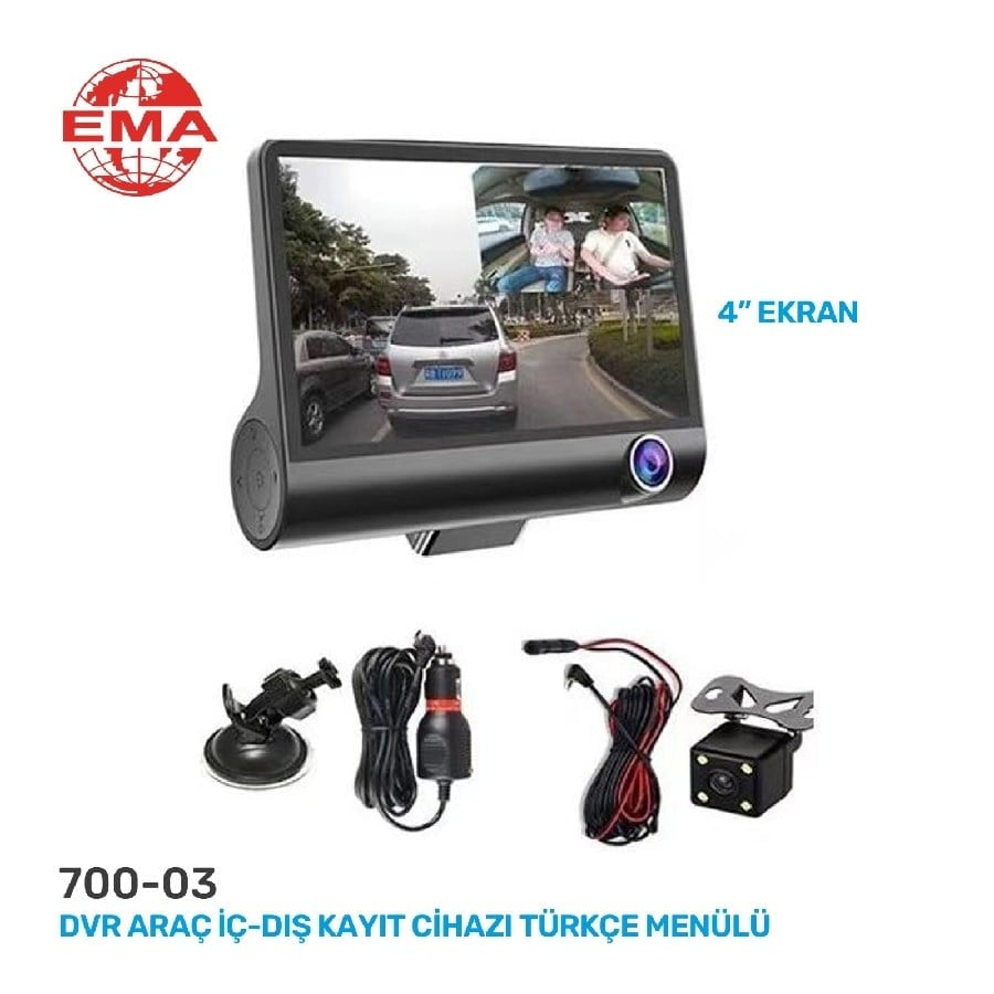 Dvr Arac Icdis Kayit Cihazi Turkce Menulu
