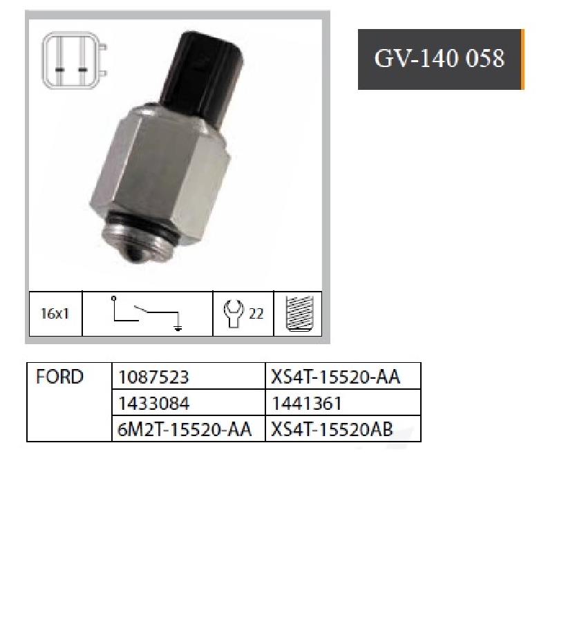 FORD FOCUS Cmax GERI VITES MUSURU  1805255 1227274 1406051 1444282 3S7T15520AB 6M2T15520BA CM5T15520BA
