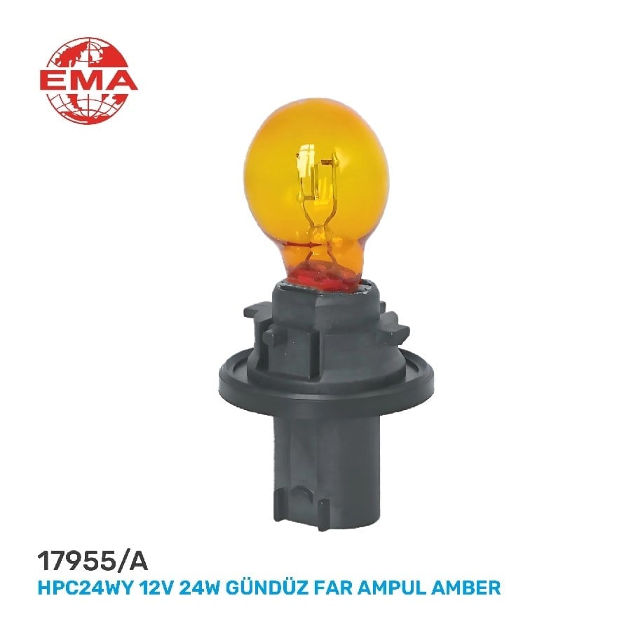 HPC24WY 12V 24W Amber Craftersprinter Ayna Ampulu