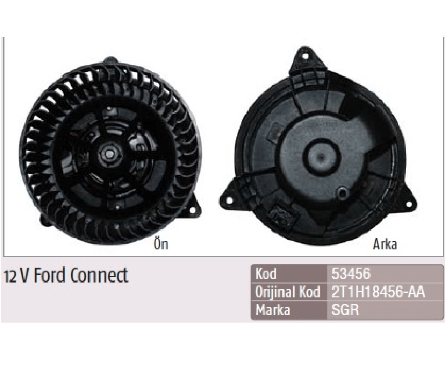KALORIFER MOT > FORD CONNECT