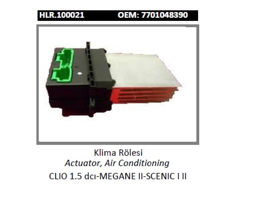 KLIMA ROLESI > 2076071007C2C3  6441L2  CLIO 15 dcI  MEGANE II  SCENIC III  7701048390 7701207718 509355