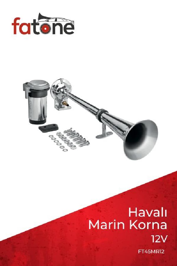 KORNA KOMPRESORLU MARIN 12V 115Db 45cm ( MOTORLU )