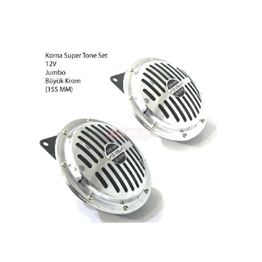 KORNA SUPERTON SET 12V KROM JUMBO (155MM)