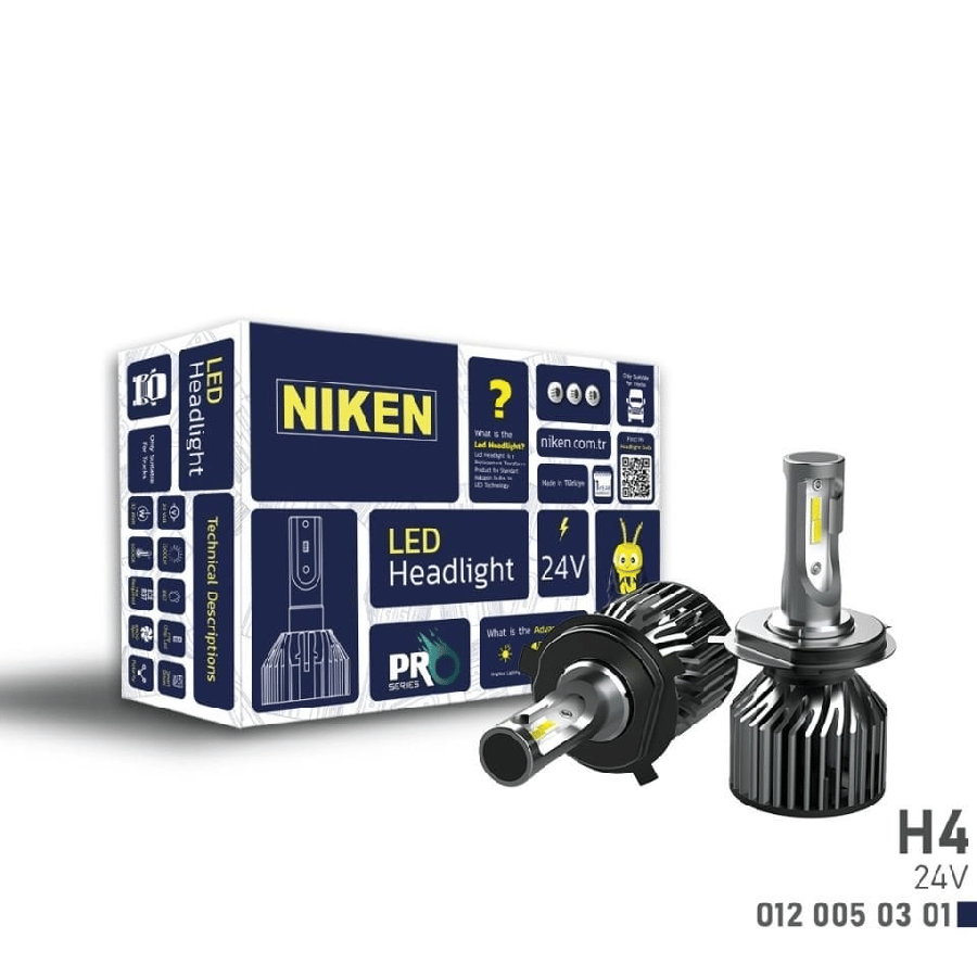 LED FAR AMPULU (TK) XENON TIP PRO SERISI H4 (24V)