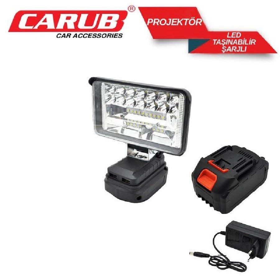 Led Projektor Tasinabilir Sarjli