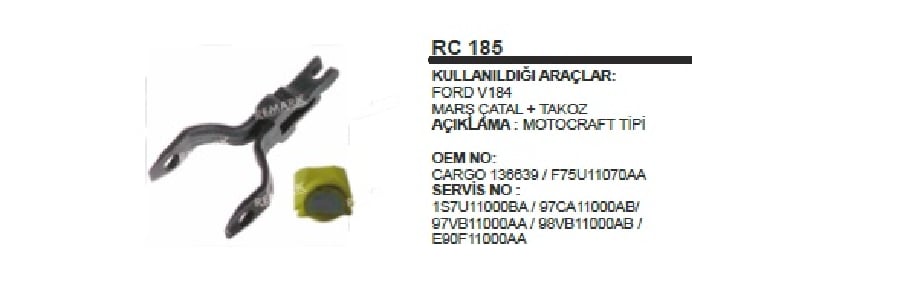 MARS CATALI + TAKOZ MOTOGRAFT TIPI V184
