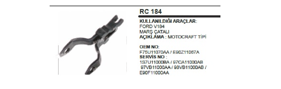 MARS CATALI MOTOCRAFT TIP > FORD V184