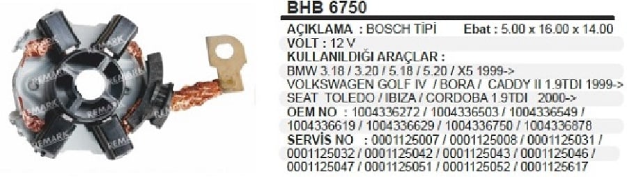 MARS KOMUR YUV  BOSCH TIPI BMW 318/32/518/520/X5 1999>(BSX 220221)