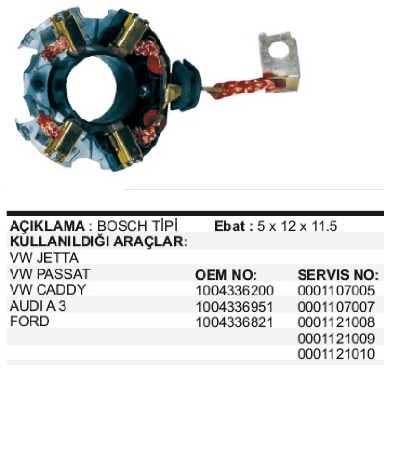 MARS KOMUR YUV > JETTAPASSATCADDY/AUDI A3/FORD CITBERLINGO 19D/JUMPY 19D/PARTNER 19D