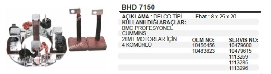 Mars Komur YUV24V Delco Tipi Bmc Profesyone Kamyon 28MTMERCEDES Ategoaxor 4KOMUR