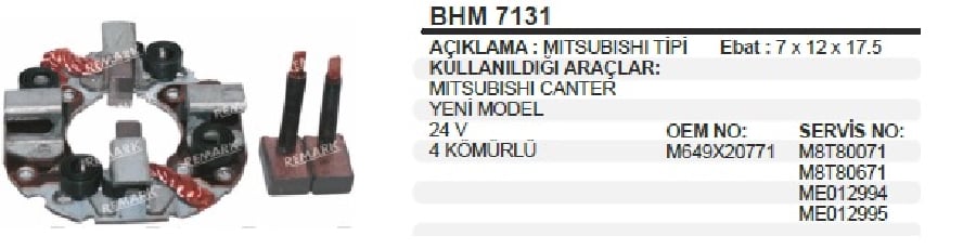 MARS KOMURU YUV > MITCANTER YM/MAZDA/NISSAN