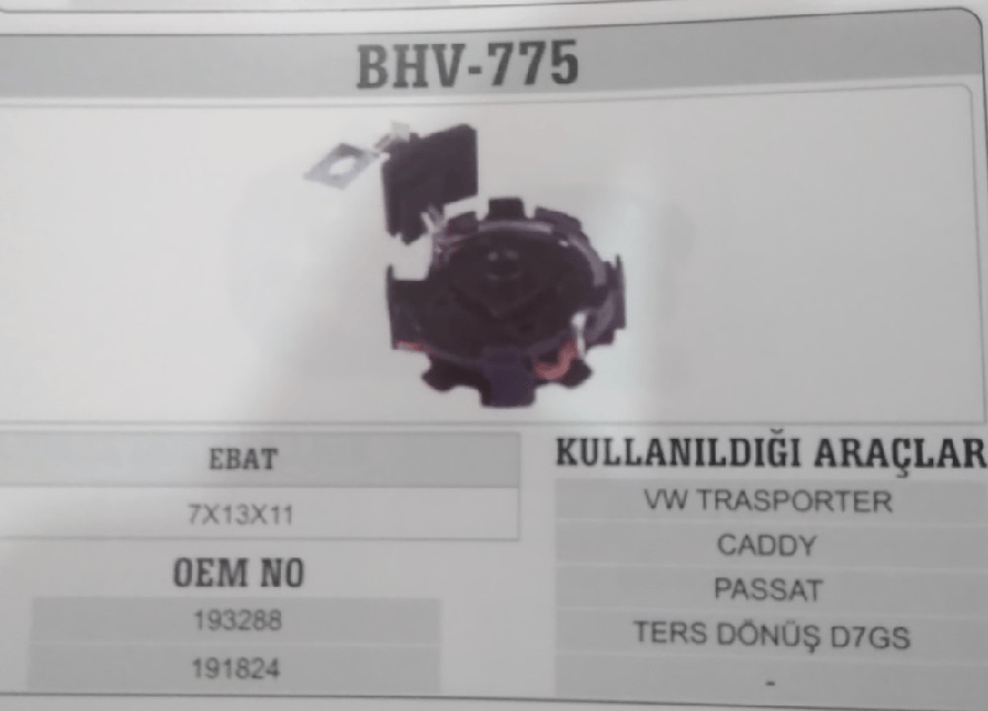 Mars Komuru Yuv Vw Caddy Passat Ters DONUS/ D7G Marslarda