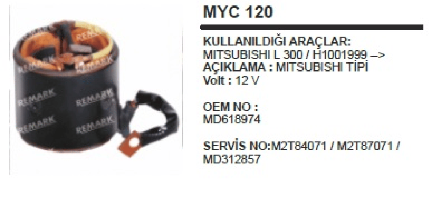 Mars YASTIGI+GOVDESI 12V Mits Tipi 99>12VL300H100 CAP:81mm Orta BOY:63mm Tam BOY:715mm Kom Olcu
