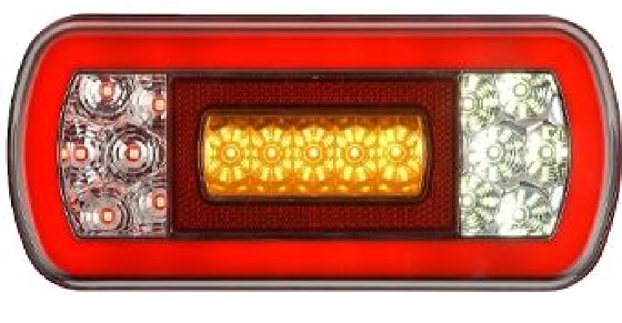NEON LED DIKDORTGEN STOP LAMBASI 12V