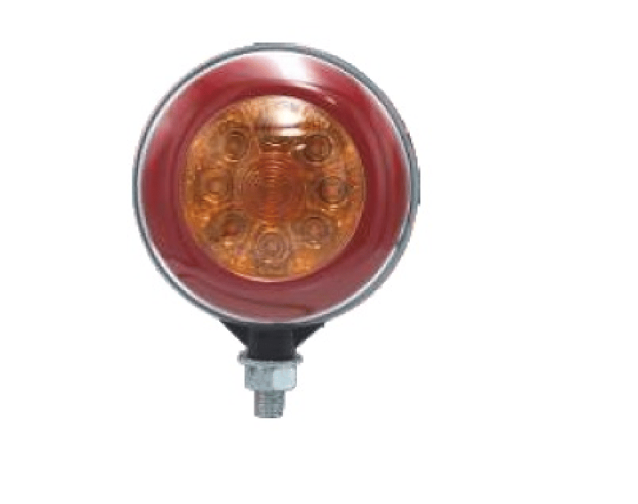 NEON LED KUPE LAMBA SARI  KIRMIZI KROM GOVDELI