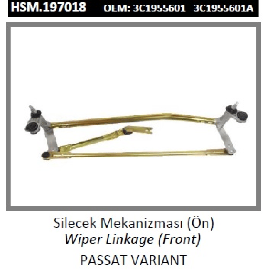 ON CAM SILECEK MEKANIZMASI > PASSAT VARIANT  3C1955601