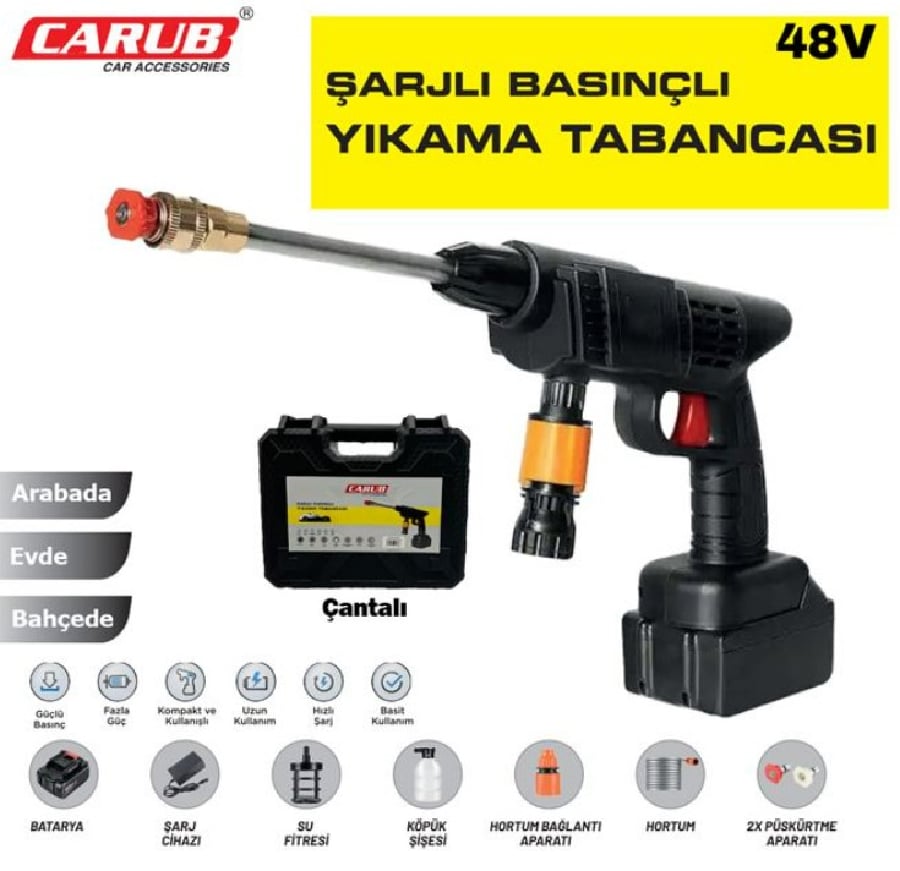 OTO YIKAMA TABANCASI SARJLI BASINCLI