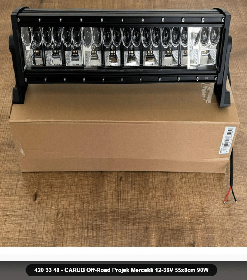 PROJEKTOR OFFROAD 1236V MERCEKLI 55X8cm 90W