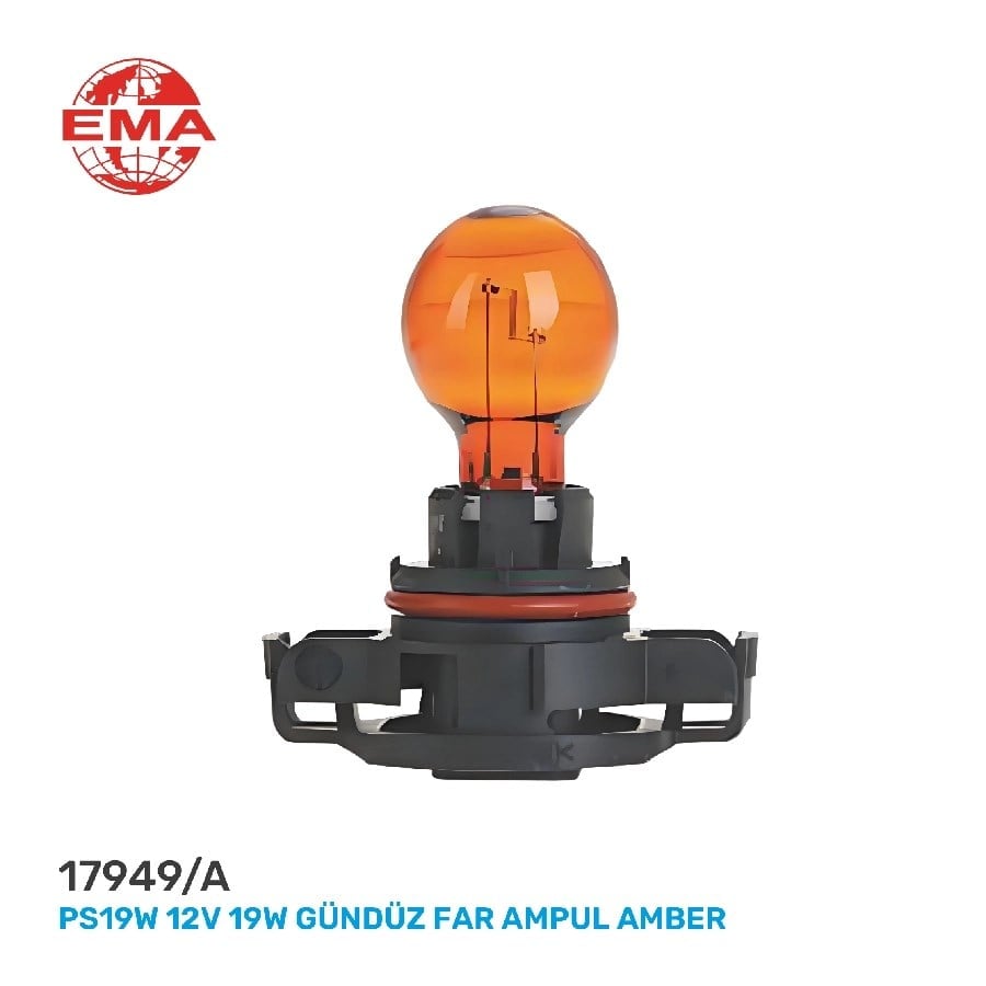 PS19W 12V 19W Gunduz Far Ampul Amber