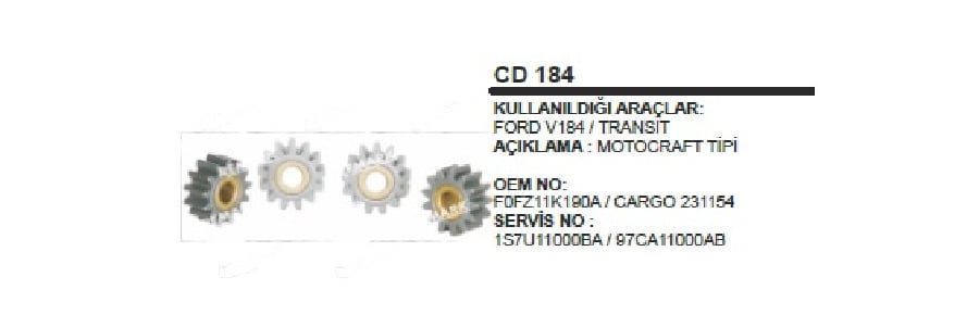 REDIKTOR DISLI TMTK>FORD V184 TRANSIT