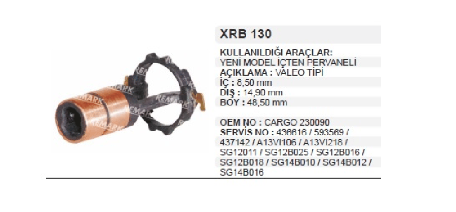 ROTOR BAKIRI VALEO TIP YM ICTEN PERVANELI (SOGUTMALI)