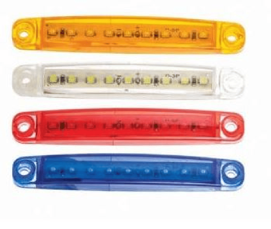 SIDE MARKER BASAMAK AYDINLATMA KIRMIZI CAM KIRMIZI 9LED 12V24V