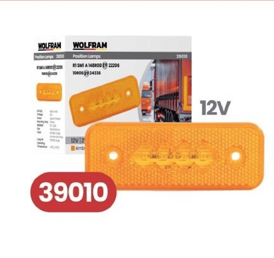 SIDE MARKER SARI  E BELGELI  12V E2W E9