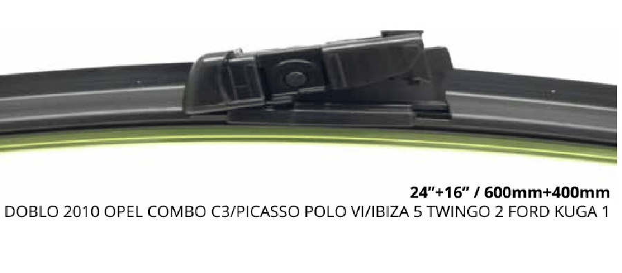 SILGI PALETI (2AD) 400 & 600mm MUZ2 >  DOBLO (2010>)  AUDI: A1 (2010>)  CITROËN: C3 PICASSO (20092010)  FORD: KUGA (2008>)  OPEL: COMBO (2012>) SEAT: IBIZA (2008>)  VW: POLO VI (2009>)   90051
