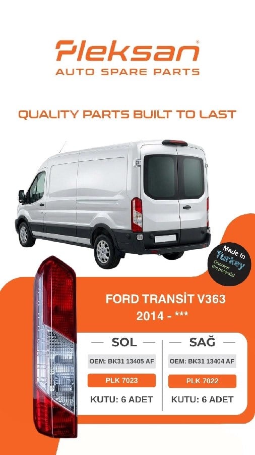 Stop Lamba Duysuz Sol 2014>>>> Ford Transit V363 BK3113405AF