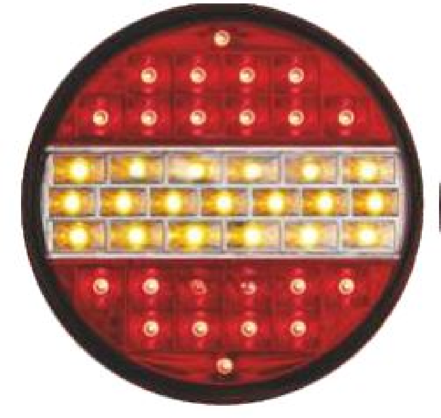 Stop Lamba Ledli STOP+PARK+SINYAL 3 Fonksiyonlu Hamburger 24V