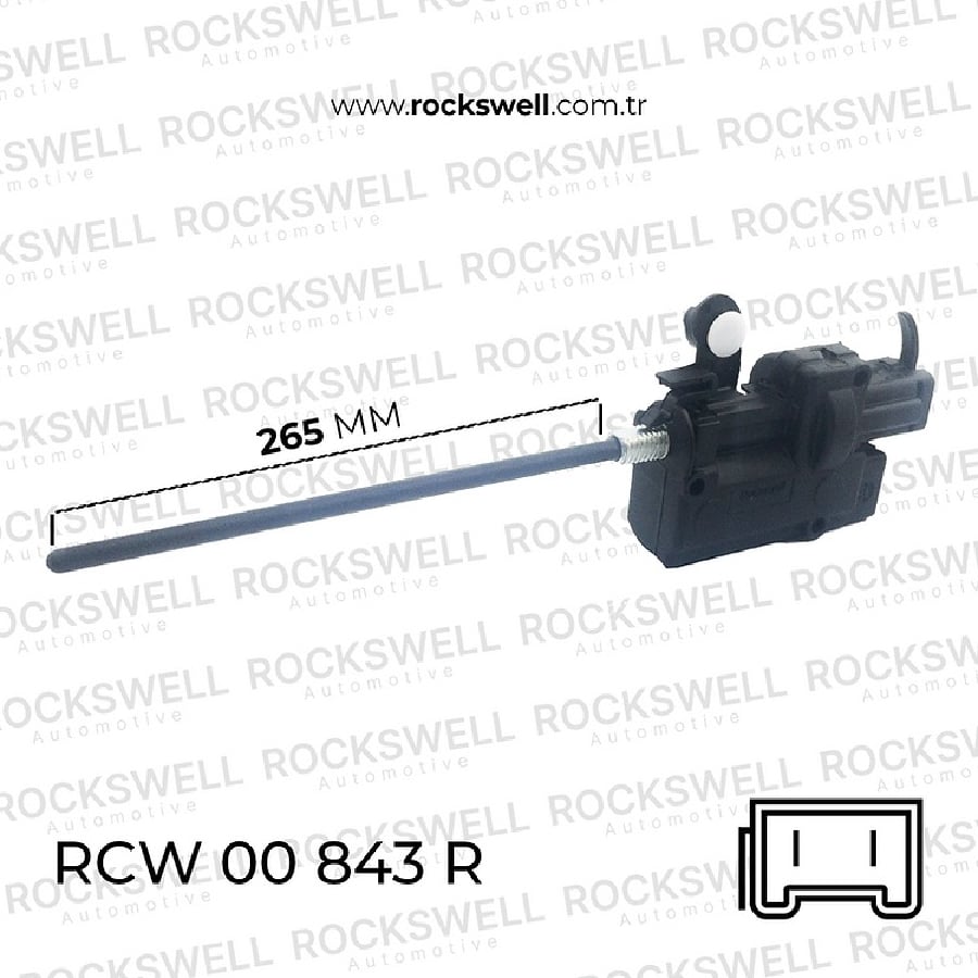 YAKIT DEPO KAPAGI KILITI 12VOLT              (CUBUK BOYU 265MM) RENAULT CLIO III  CLIO IV  FLUENCE  MEGANE  LAGUNA  CAPTUR     78 82 62 843R
