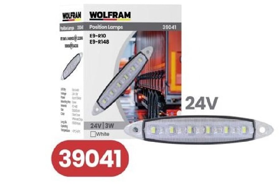 YAN POZISYON LAMBA 6 LED BEYAZ E BELGELI 24V E2W E9