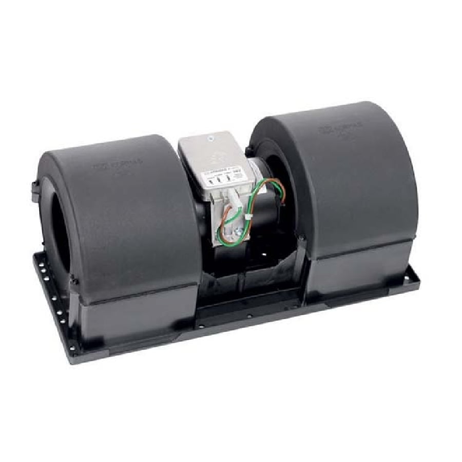 YENI MODEL ORTA CIFTLI  BLOWER UNITE 12V TABAN BOYU 350mm  DIRENCLI UC DEVIRLI 5701260120003 12V