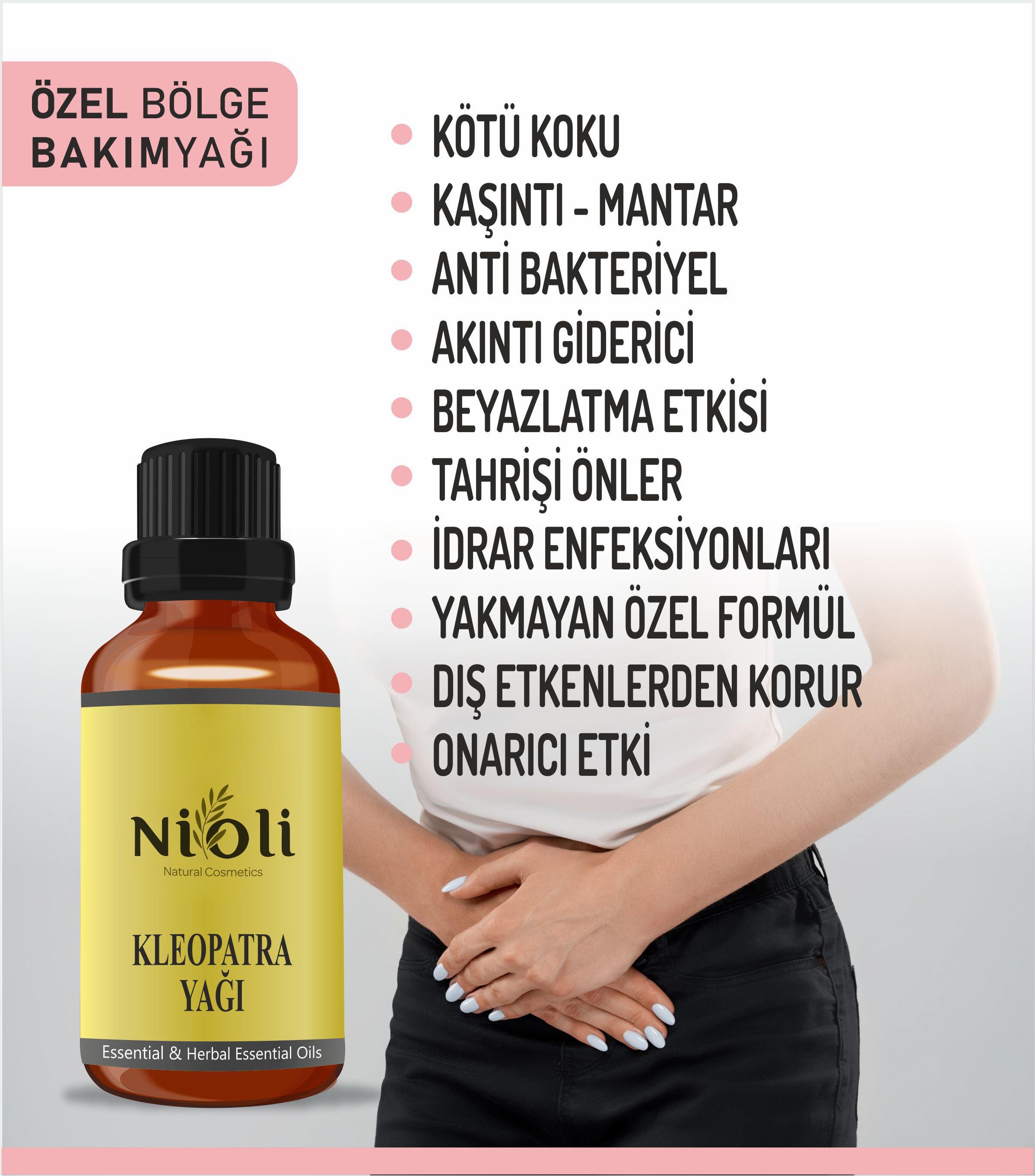 Nioli Kleopatra Yağı (Genital Bölge & Koku Önleme İçin) 30 ML