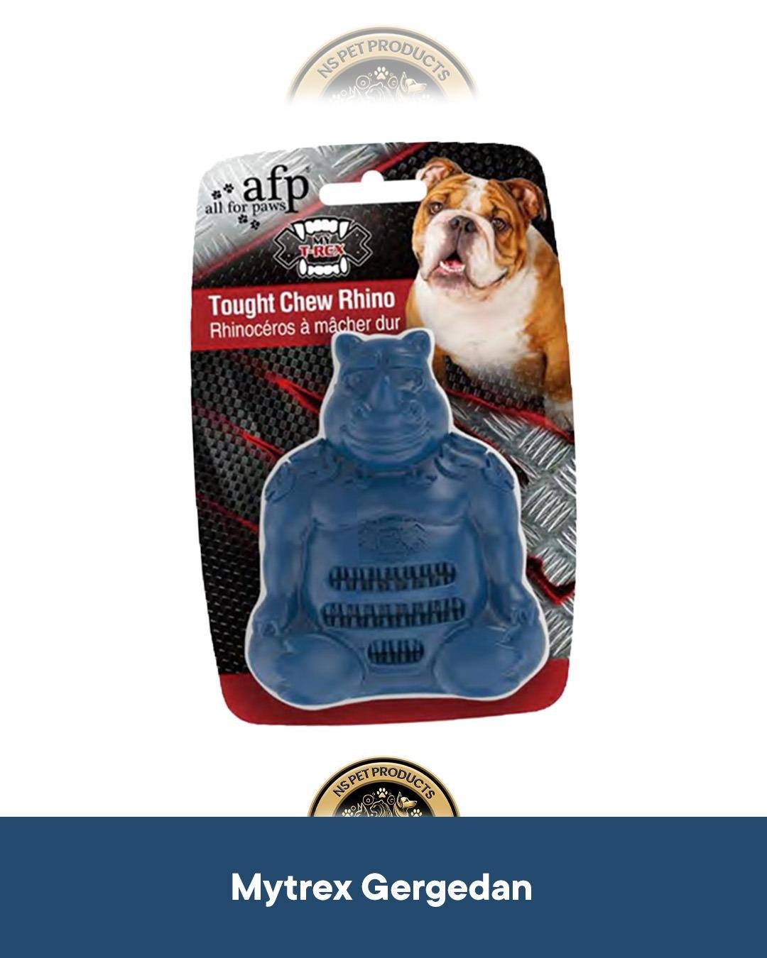 Afp My Trex Gergedan Sert Çiğneme Köpek Oyuncağı Medium 11,5x8x4,9 cm
