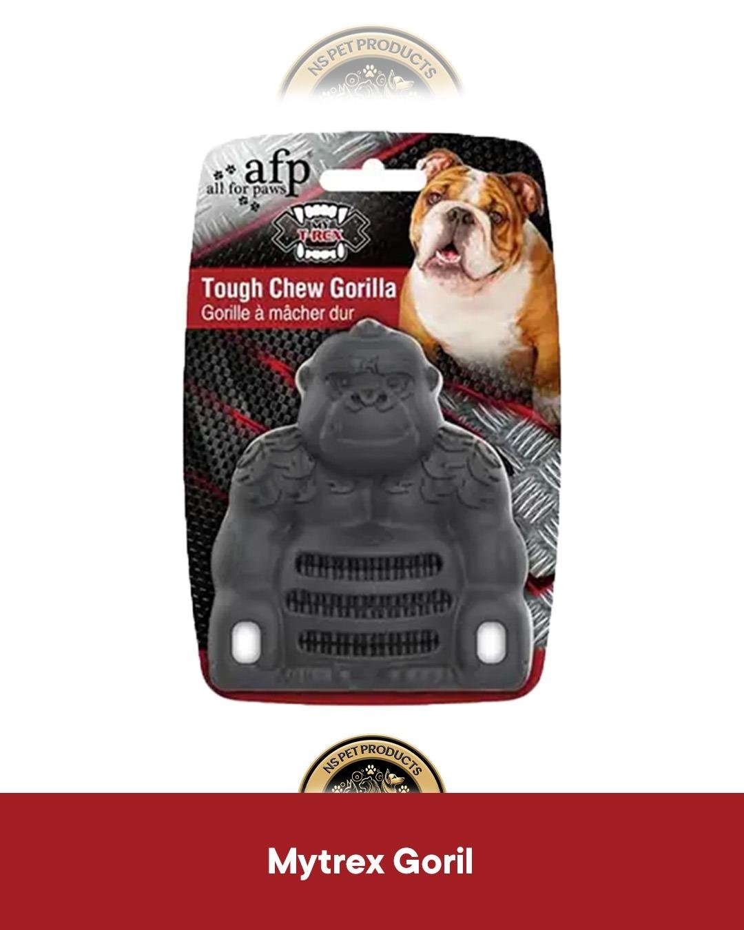 Afp My Trex Goril Sert Çiğneme Köpek Oyuncağı Large 13x8,9x4,7 cm