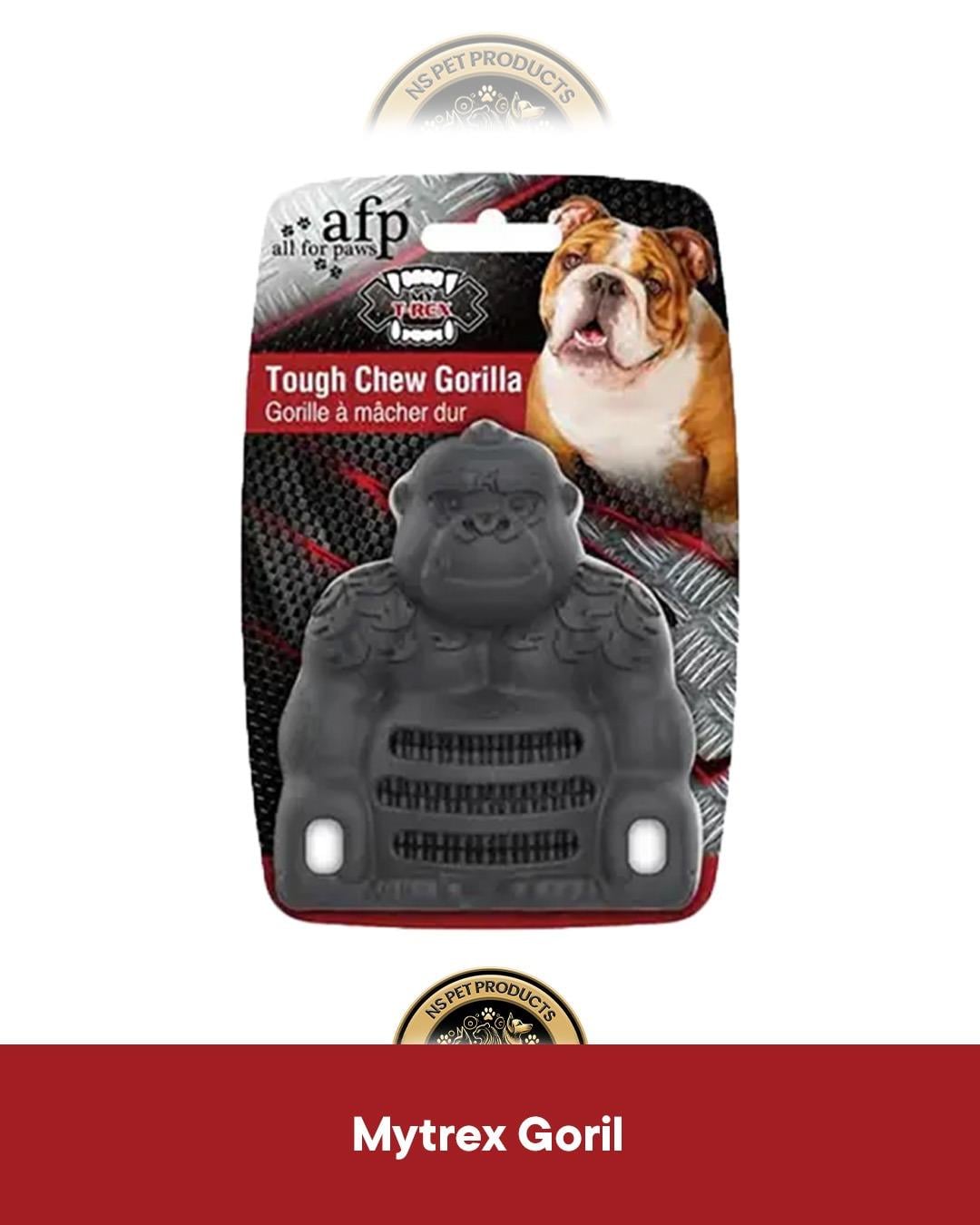 Afp My Trex Goril Sert Çiğneme Köpek Oyuncağı Large 13x8,9x4,7 cm