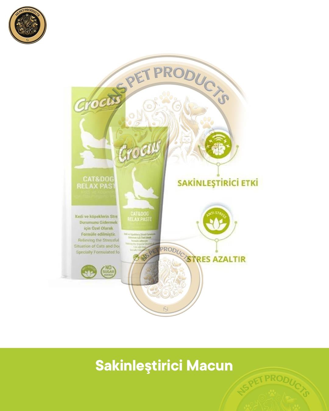 Crocus Kedi Köpek Relax Macun 100 Gram